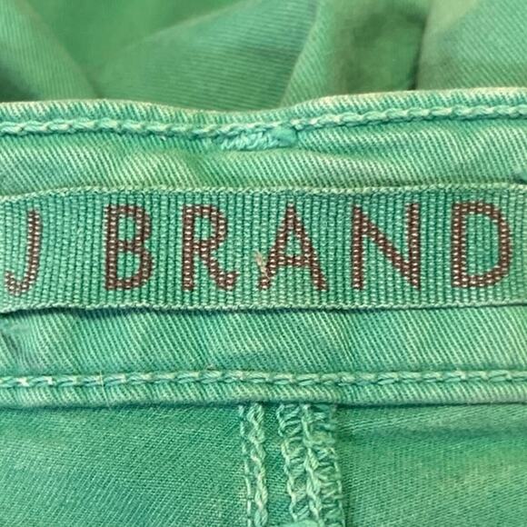 J Brand Saint Tropez Teal Green Mid Rise Skinny Denim Trousers Jeans Pants 27 - Picture 4 of 6
